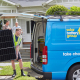 Solar panel installation