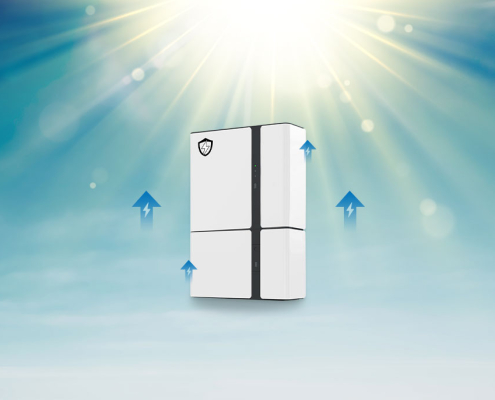 Solar battery storing sunshine