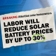 30% Off Solar Batteries: How Labor’s New Solar Battery Rebate Can Save You Thousands